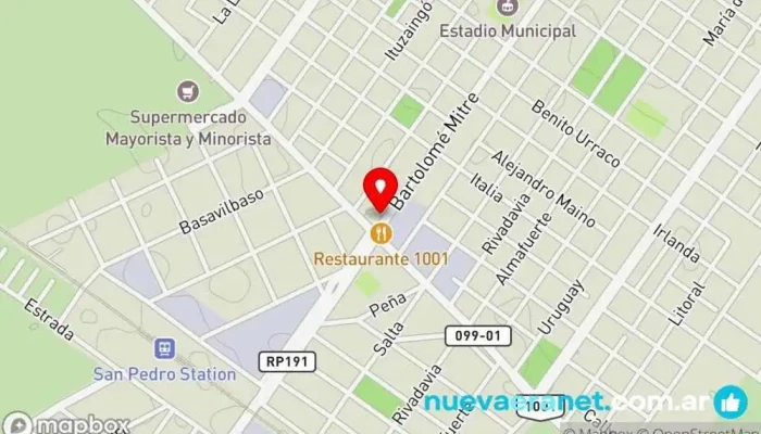 mapa de Panadería Libertad Panadería en San Pedro
