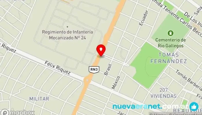 mapa de Panadería 