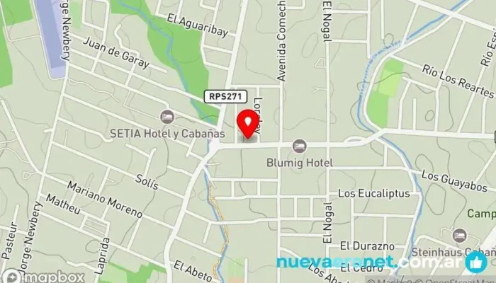 mapa de Panadería Lo D’ Pato Panadería en Villa Gral. Belgrano