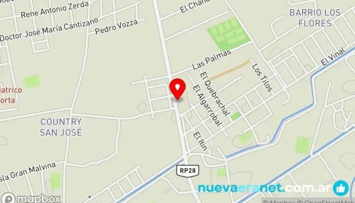 mapa de Panaderia Los Flores Panadería en Maco