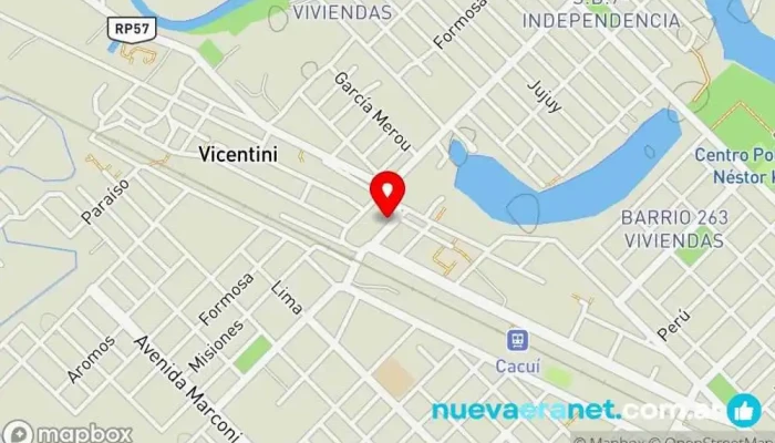 mapa de Panadería Los Hermanos Panadería, Pastelería en Fontana