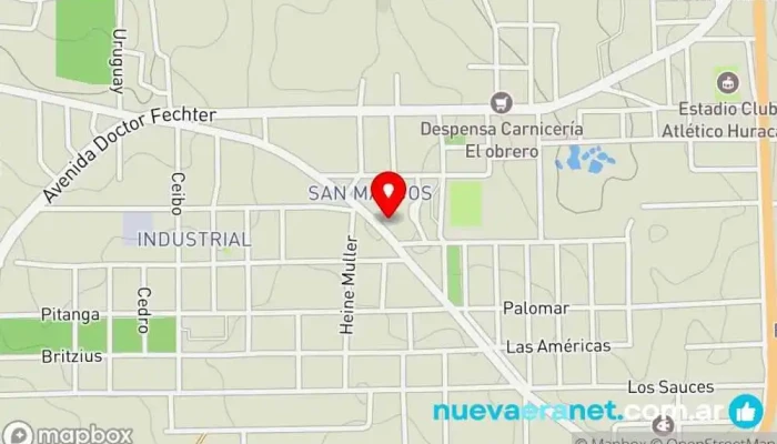 mapa de Panadería los Hermanos Panadería en Montecarlo