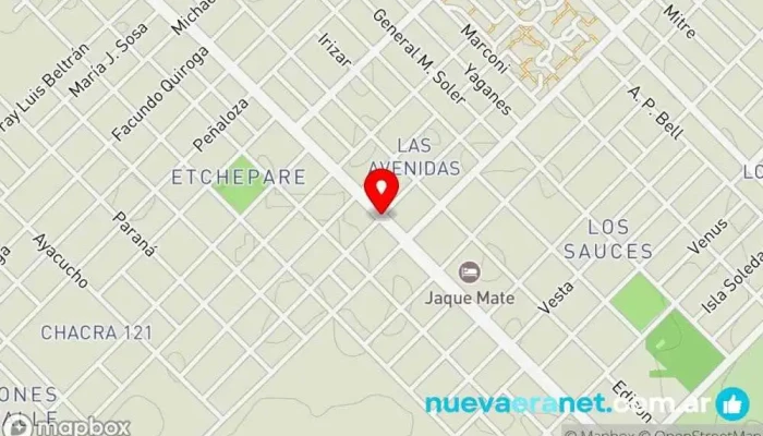 mapa de Panadería Los Hermanos Panadería en Trelew