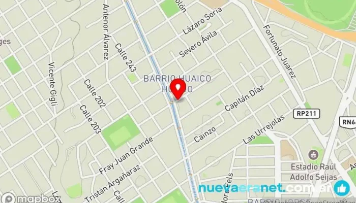 mapa de PANADERIA LOS MELLIS Panadería en Santiago del Estero