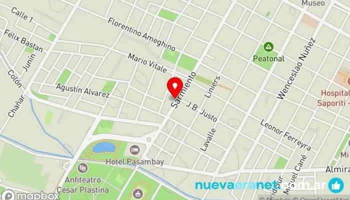 mapa de Panadería Los MOLINA Panadería en Rivadavia