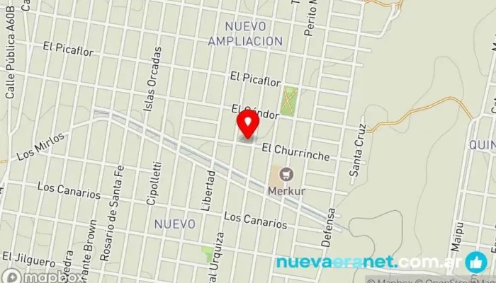 mapa de Panadería Los Nietos Panadería en Gral. Roca