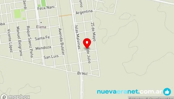 mapa de PANADERÍA LOS NIETOS Panadería en Elena
