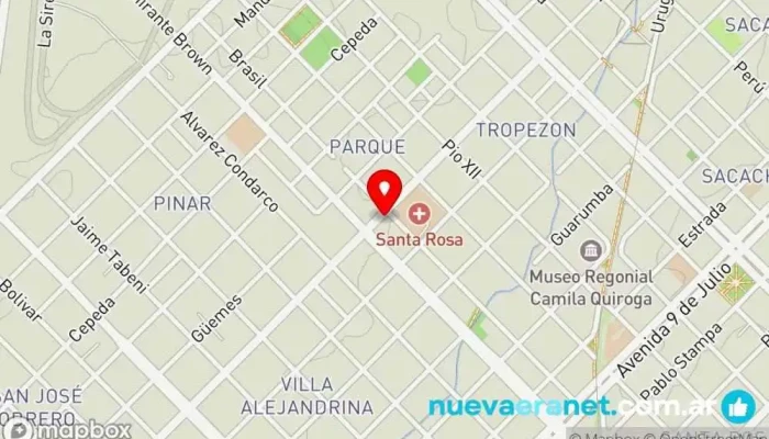 mapa de Panaderia Los Trigales Panadería en Chajarí