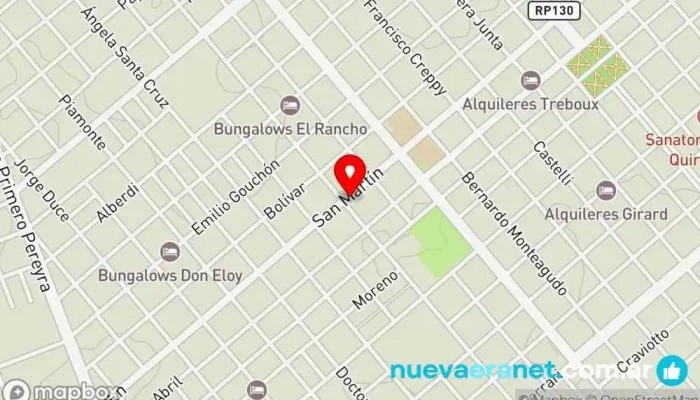 mapa de Panadería Luján Panadería en Colón