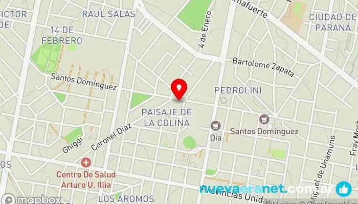 mapa de PANADERÍA Luján Panadería en Paraná