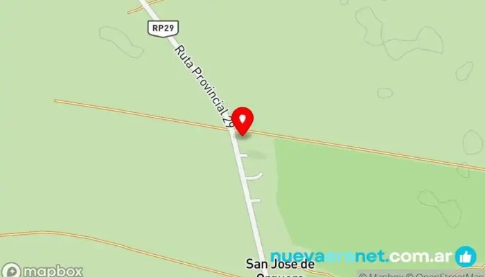 mapa de Panadería LyM Panadería en San José de Orquera