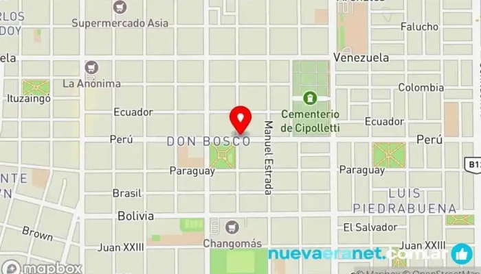 mapa de Panaderia Màna Panadería en Cipolletti