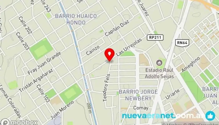 mapa de Panaderia Manzanares buen dia Panadería en Santiago del Estero
