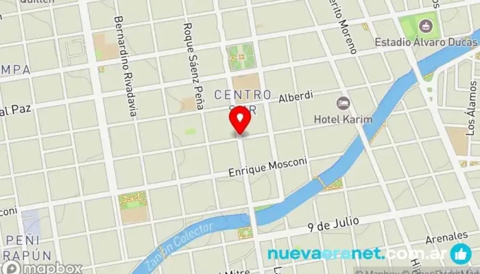 mapa de Panadería Panadería en Cutral Co