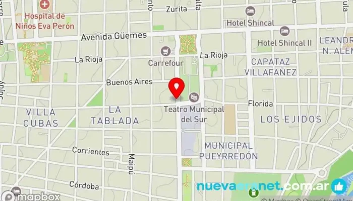 mapa de Panaderia Panadería en San Fernando del Valle de Catamarca