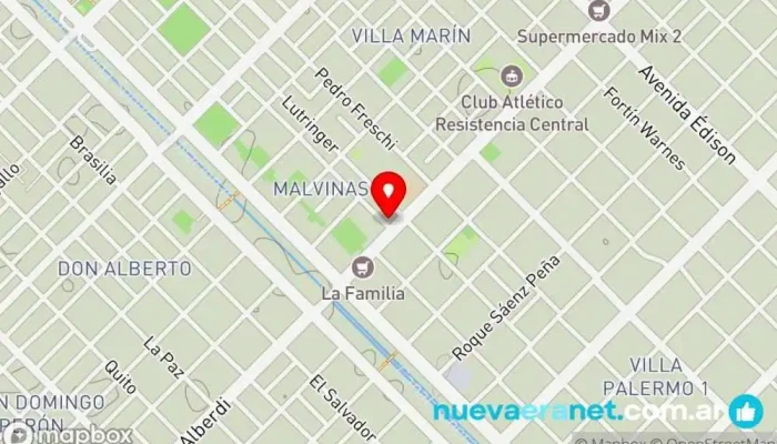 mapa de PANADERIA Panadería en Resistencia