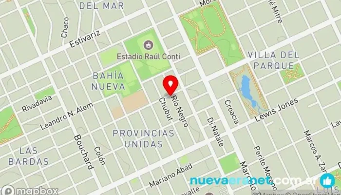 mapa de Panaderia Panadería en Puerto Madryn
