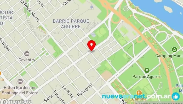 mapa de Panaderia Panadería en Santiago del Estero