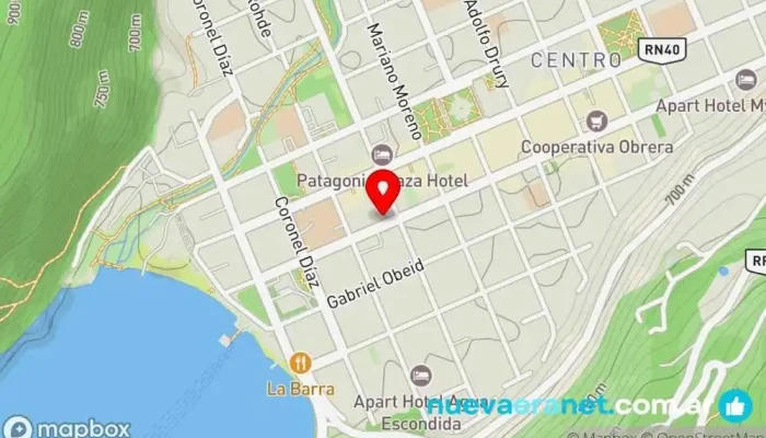 mapa de Panadería Panadería en San Martín de los Andes