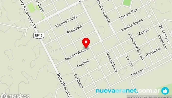 mapa de Panaderia Maria Luisa Panadería en Carlos Pellegrini