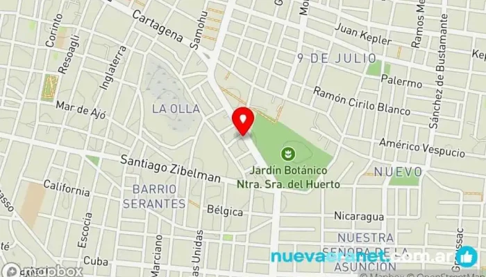mapa de Panadería María Pia Panadería en Corrientes