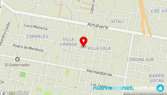 mapa de Panadería María Reyna Panadería en Paraná