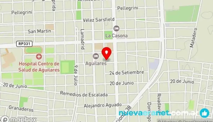 mapa de Panaderia Mateo Panadería en Aguilares