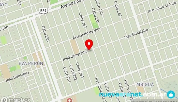 mapa de Panadería melody Panadería en Formosa