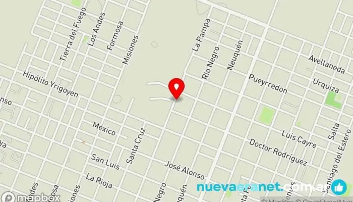 mapa de Panaderia Meneghini Panadería en Quitilipi