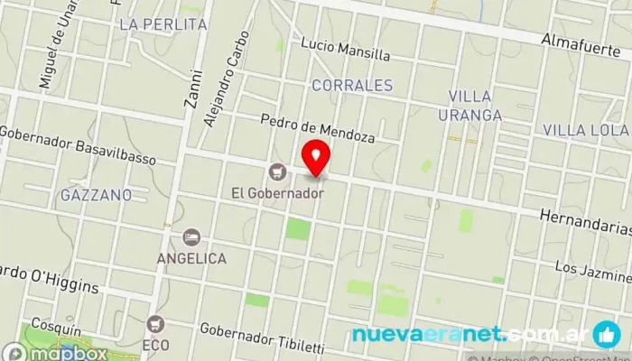mapa de Panaderia Mi Familia Panadería en Paraná