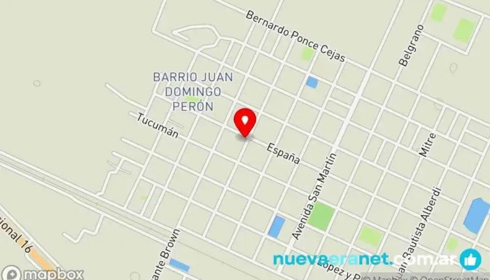 mapa de Panadería Mi Viejo Panadería en Concepción del Bermejo