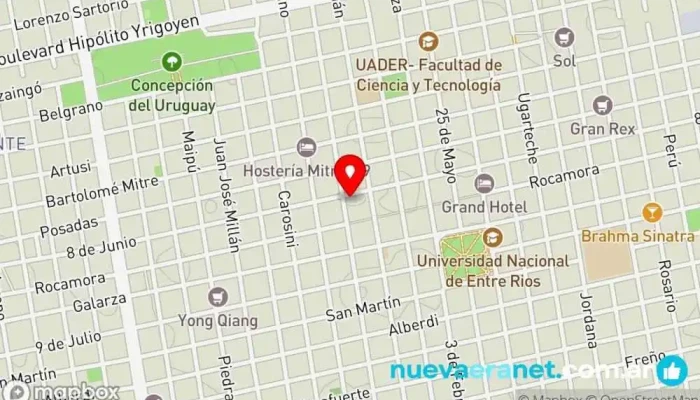 mapa de Panaderia Mi Viejo Panadería en Concepción del Uruguay