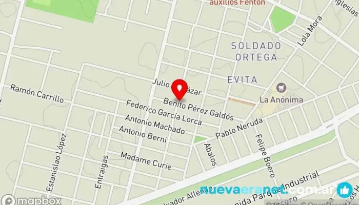 mapa de Panaderia Mi VIEJO Panadería en Río Gallegos