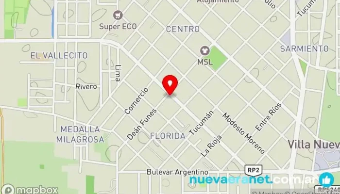 mapa de Panaderia MIGUELITO Panadería en Villa Nueva