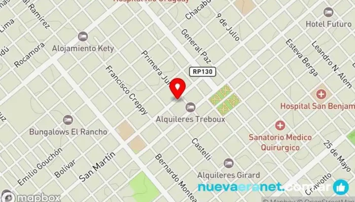mapa de Panadería “Miguitas” Panadería en Colón