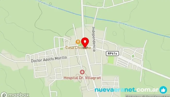 mapa de Panaderia MILANO Panadería en Chicoana