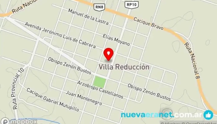 mapa de Panaderia Milenio Panadería en Reduccion