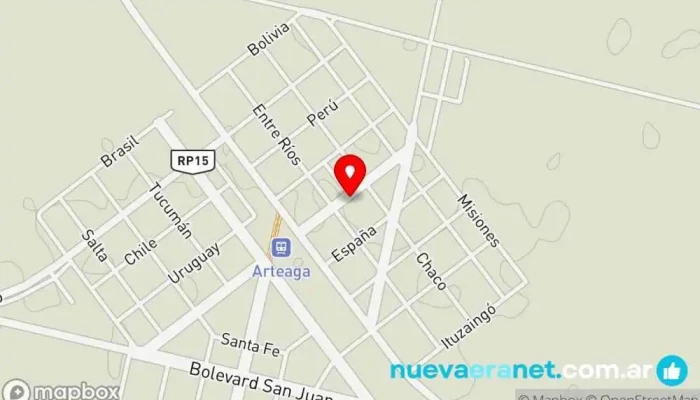 mapa de PANADERIA MIRO Panadería en Arteaga
