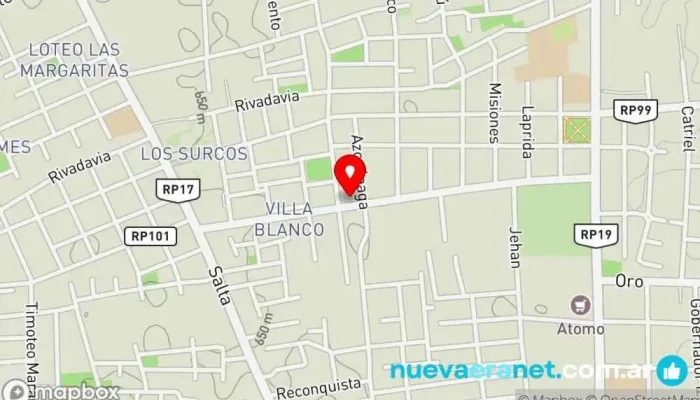 mapa de Panaderia Mis Abuelos Comercio en Chimbas
