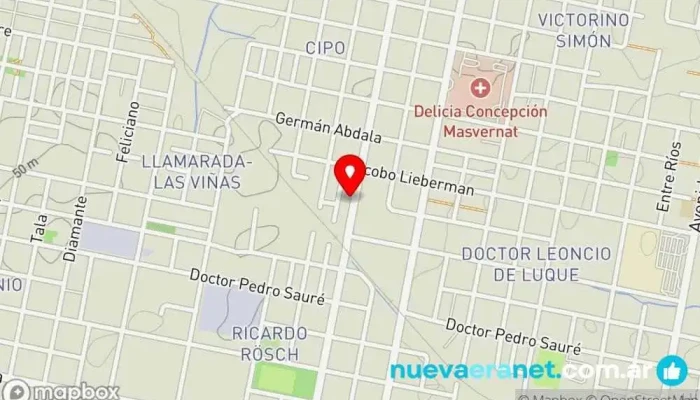 mapa de Panaderia mis niñas Panadería en Concordia