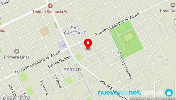mapa de Panaderia morena 2 Panadería en Juan José Castelli