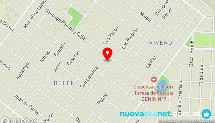 mapa de Panadería Nelson Panadería en Río Gallegos