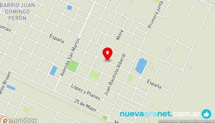 mapa de Panadería Noemí Panadería en Concepción del Bermejo