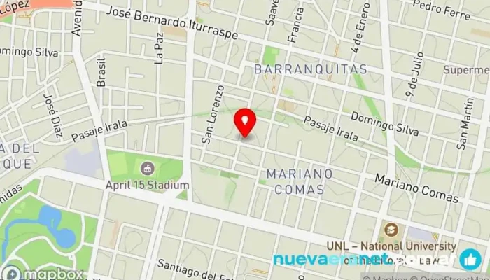 mapa de Panadería Novaresa Panadería en ALQ
