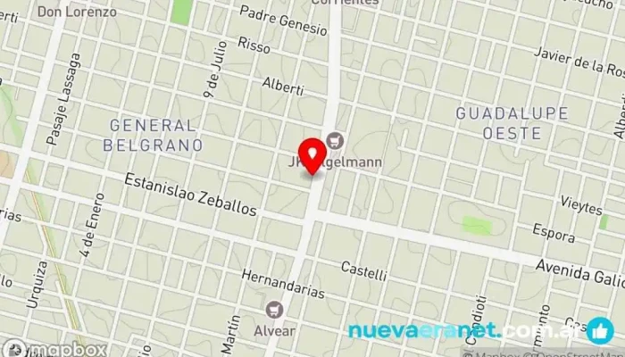 mapa de Panadería Novo Nonino Panadería en S3004FTC