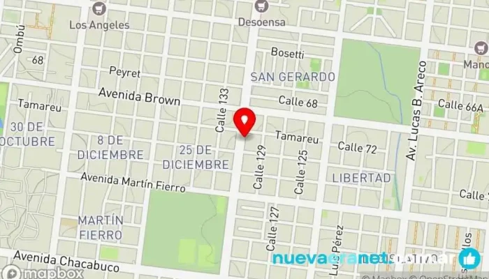 mapa de Panaderia Nuevos Sabores Local ll Panadería en Posadas