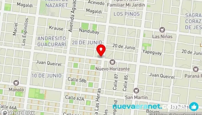 mapa de Panadería Nuevos Sabores Panadería, Tienda de suministros para hornear, Pastelería en Posadas