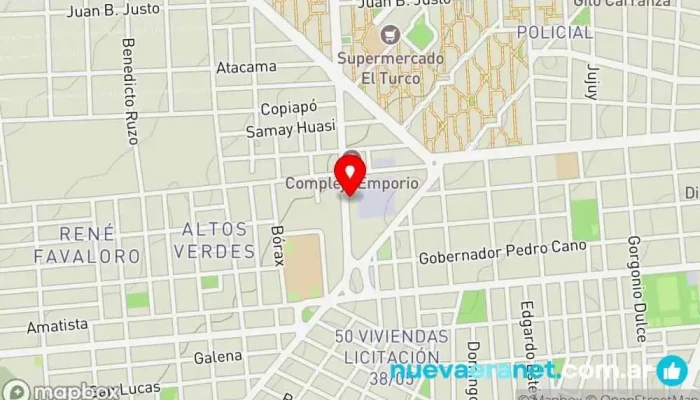 mapa de Panaderia NUR Panadería en San Fernando del Valle de Catamarca