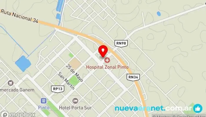 mapa de Panadería Otal Panadería en Pinto