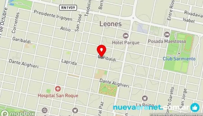 mapa de Panaderia PA NOSTRE Panadería, Tienda de alimentación en Leones